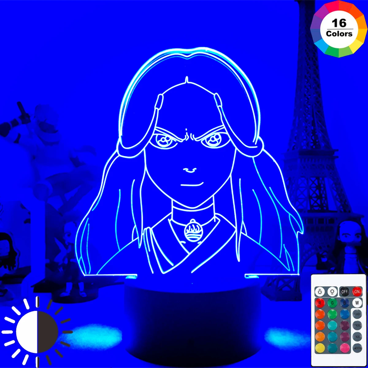 3D лампа Катара Аватар Последний Воздушный светильник для домашнего декора