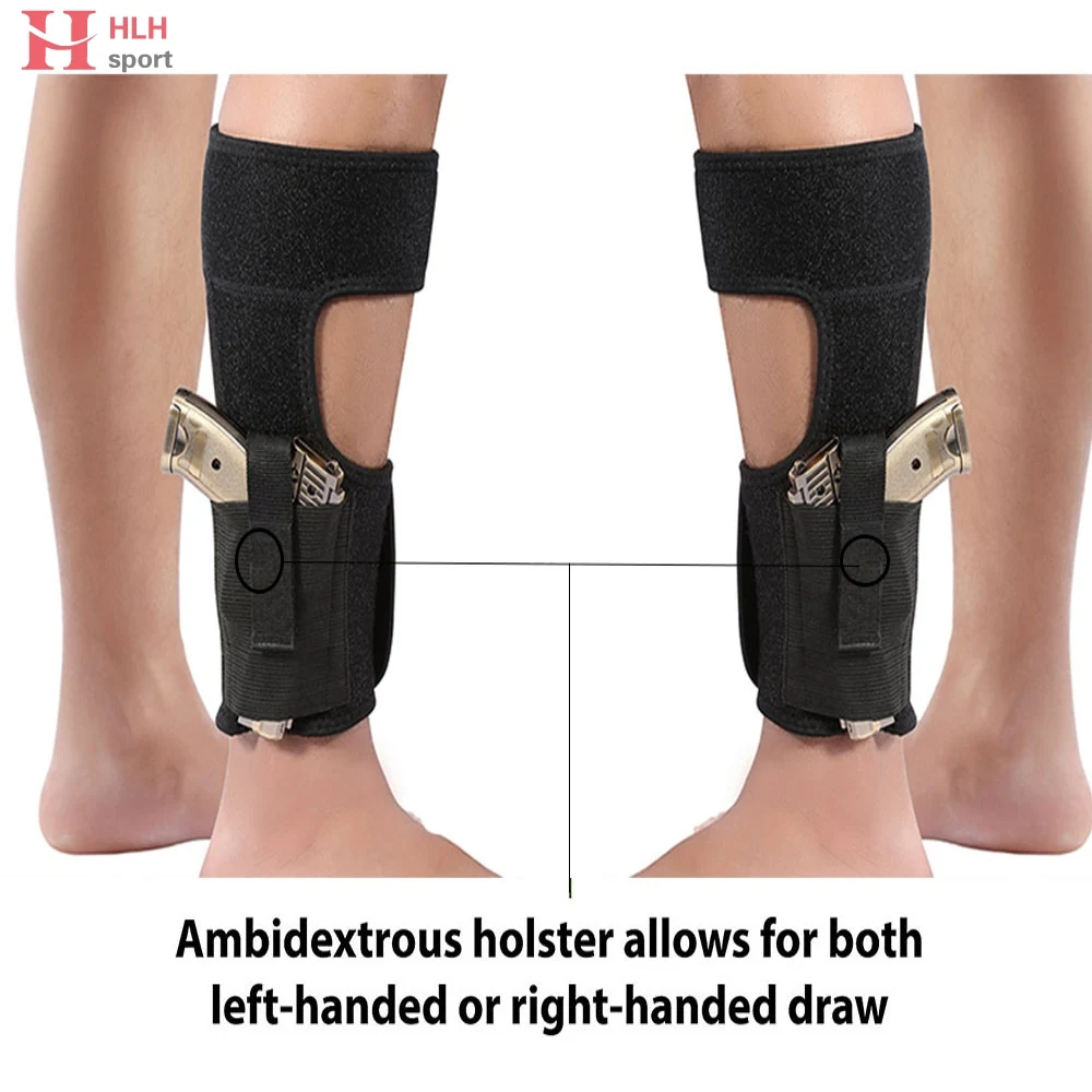 Скрытая переноска кобура на лодыжку с 2 маг мешочек подходит Ruger LC9 LCP Glock 42 26 S & W