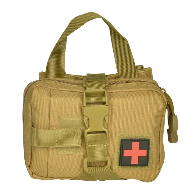 

Tactical Molle First Aid Pouch Bag Empty EDC Storage Army EMT Gear Emergenc Hunting Hiking Camping Adventure Durable Nylon