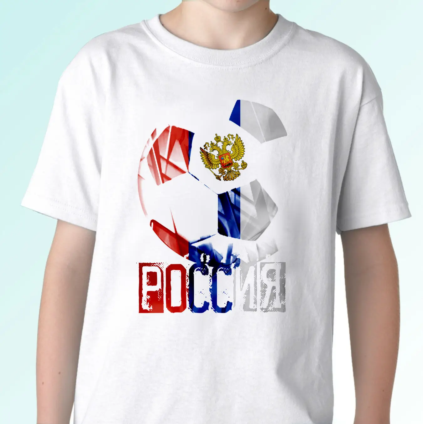 

Russia Football Flag White Men t shirt Design Soccer top tee all sizes S-3XL