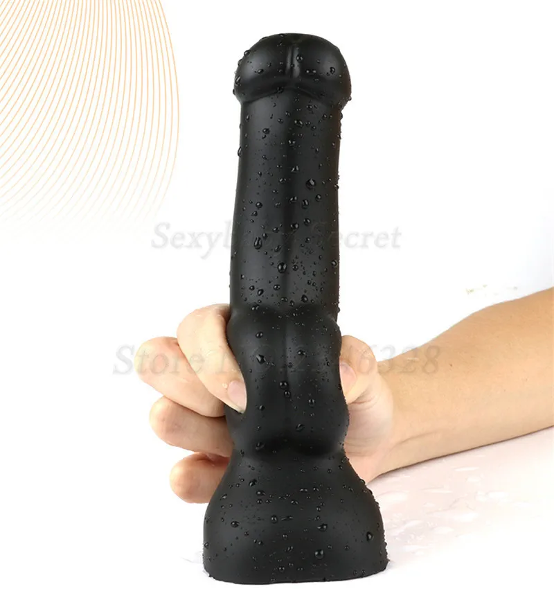 Супер мягкий силиконовый анальный фаллоимитатор с присоской для массажа