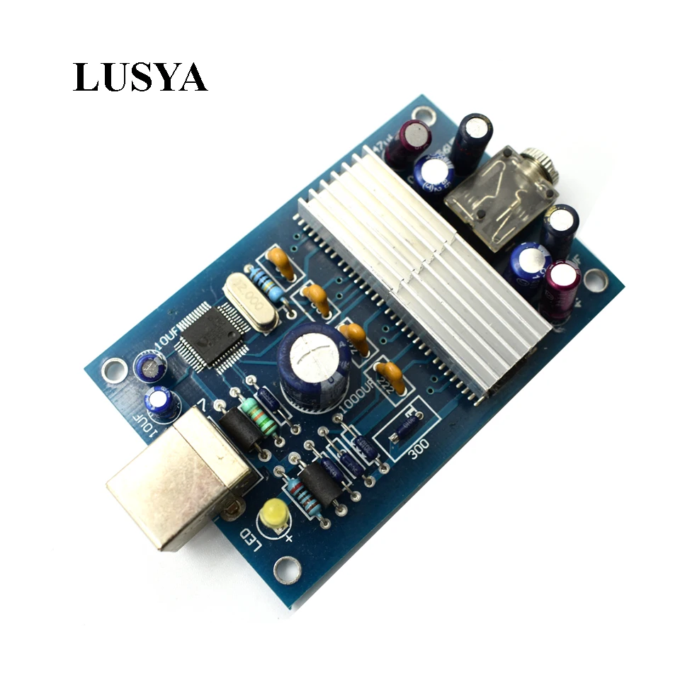 Декодер Lusya HIFI TDA1543 * 4 USB OTG DAC внешняя Плата декодера для Hi Fi готовой