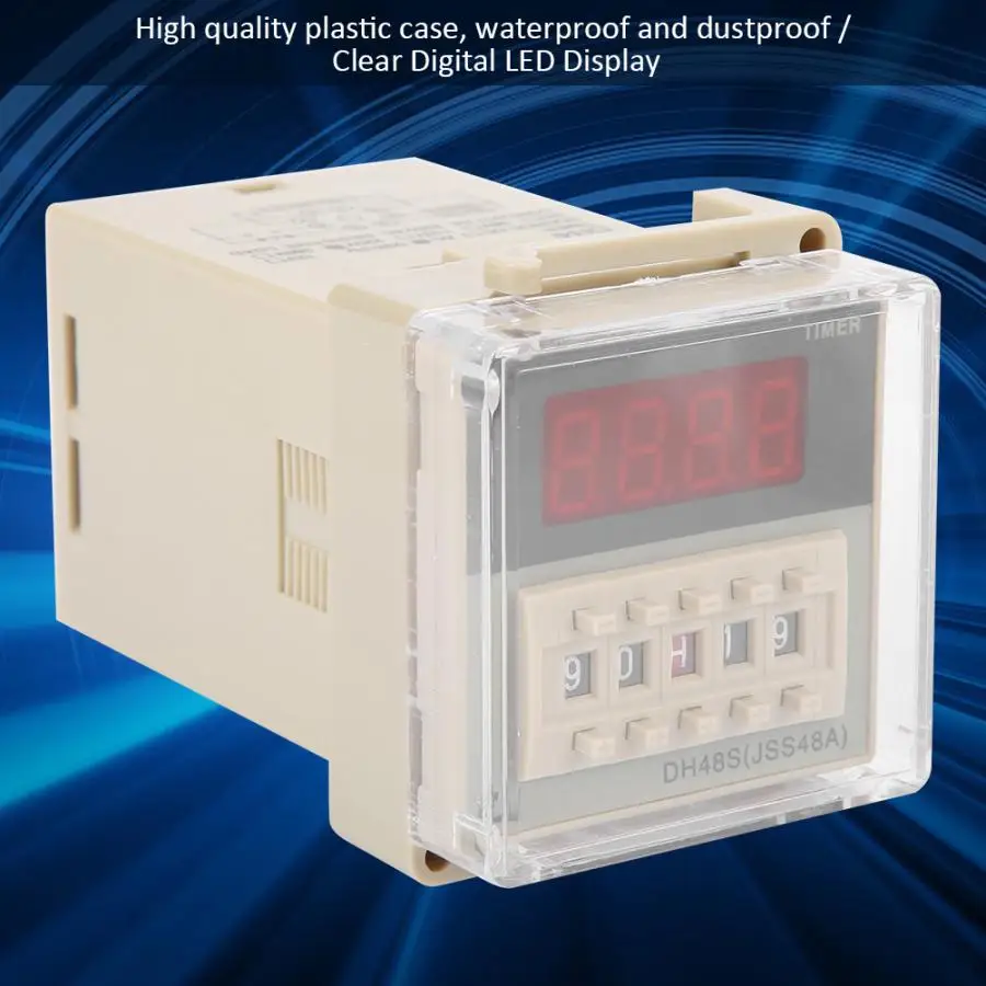 Реле времени с цифровым дисплеем переменного тока 220 В реле задержкой