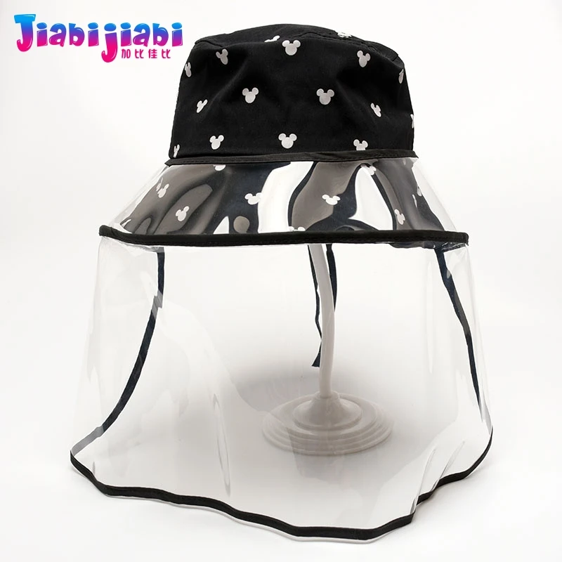 Summer Kids Hat Mask For Man woman Anti Virus Face Shield Spitting Protective Facial Boy Girl bucket Sun Visor 2-50 Old | Аксессуары для