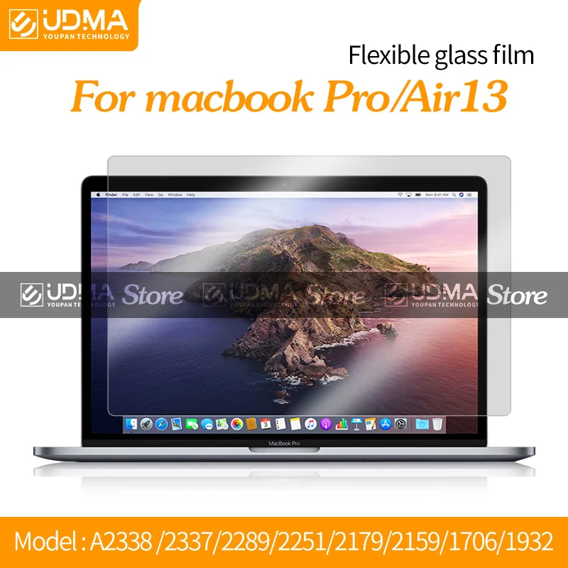 UDMA HD Гибкая стеклянная пленка новая macbook Air Pro 13 защита для экрана M1 Chip A2337 2338 2289 2251