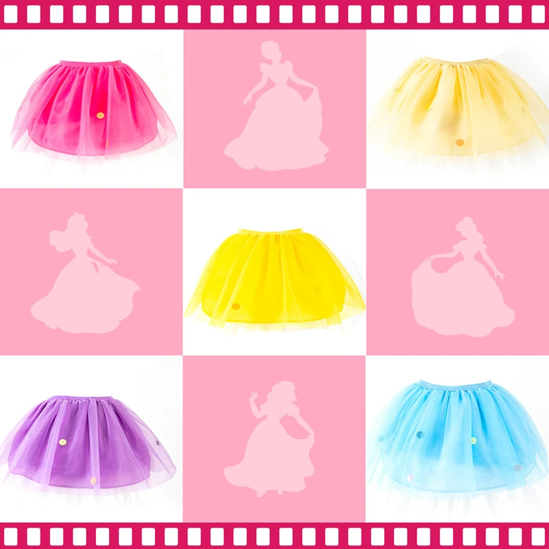 Юбка для девочек Дисней Белоснежка Спящая красавица Сэнди Лепе короткая юбка