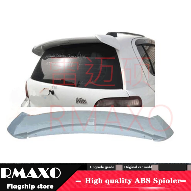 

Спойлер для хэтчбека Vitz 2001-2008, спойлер для Toyota Yaris, Стандартный Задний спойлер из АБС-пластика для автомобильного заднего крыла, цветной задн...