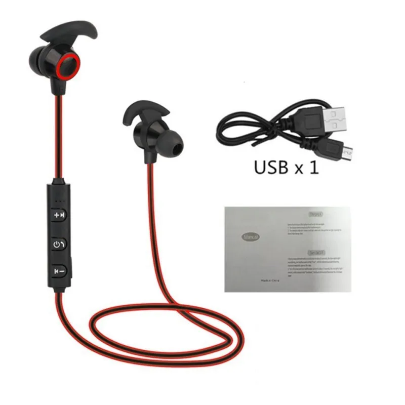 AX-02 Bluetooth Earphone Sports Noise Reduction Stereo Bass Bluetooth Headset Wireless Earbuds Handsfree With Mic For All Phones