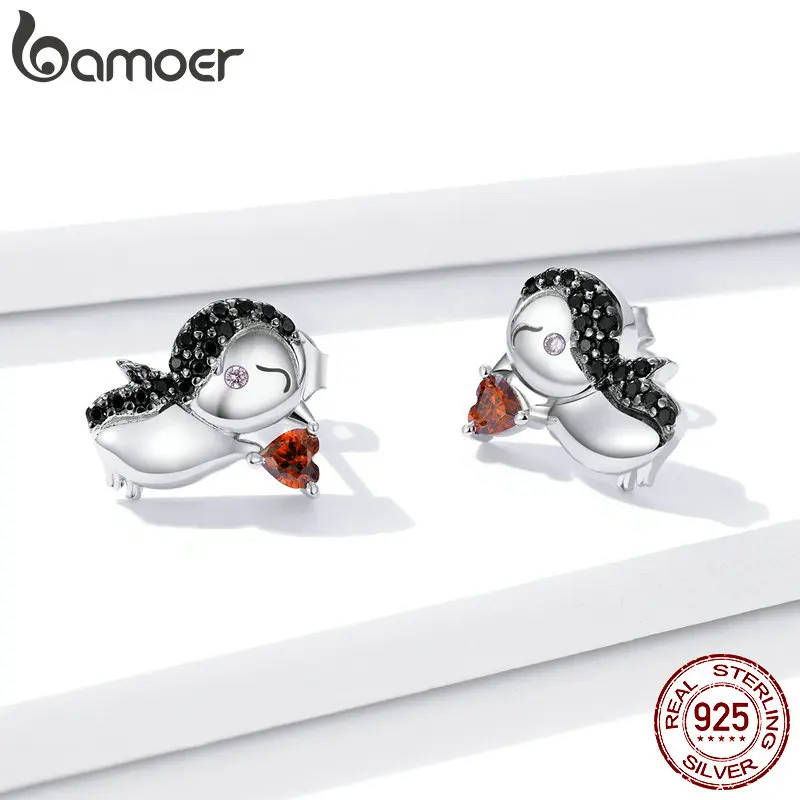 Женские серьги гвоздики из серебра 925 пробы с фианитом|Серьги-гвоздики| |