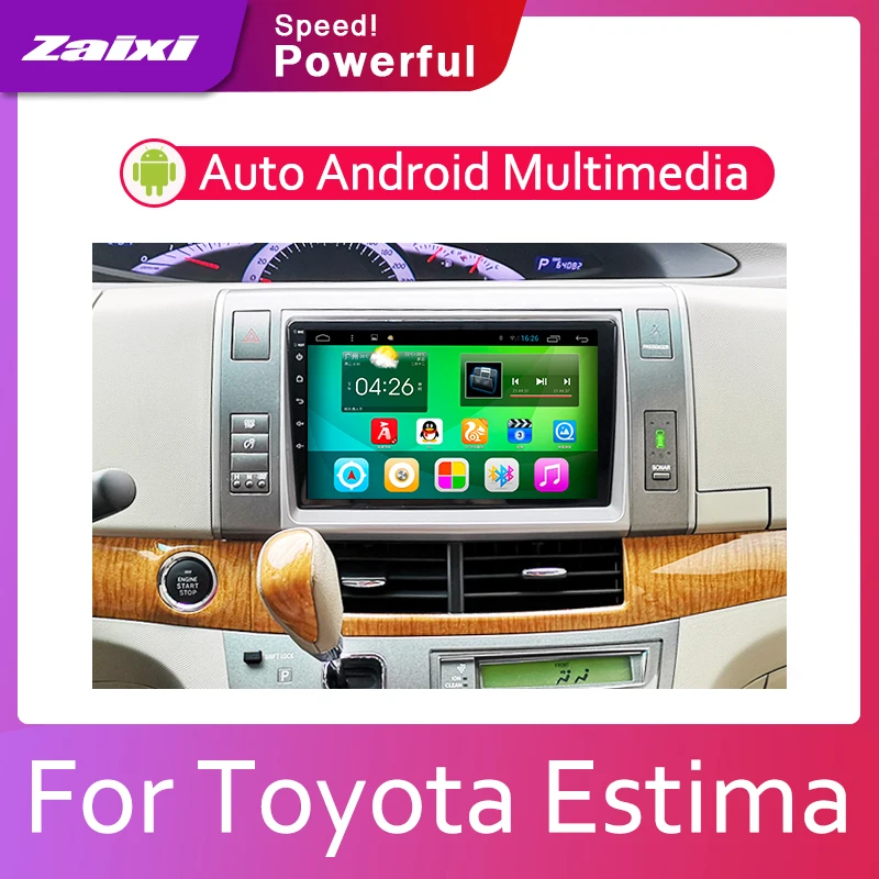 Автомагнитола ZaiXi 2din Android GPS для Toyota Estima Aeras 2006 2012 Bluetooth Wi Fi Mirror link|Автомагнитолы| |