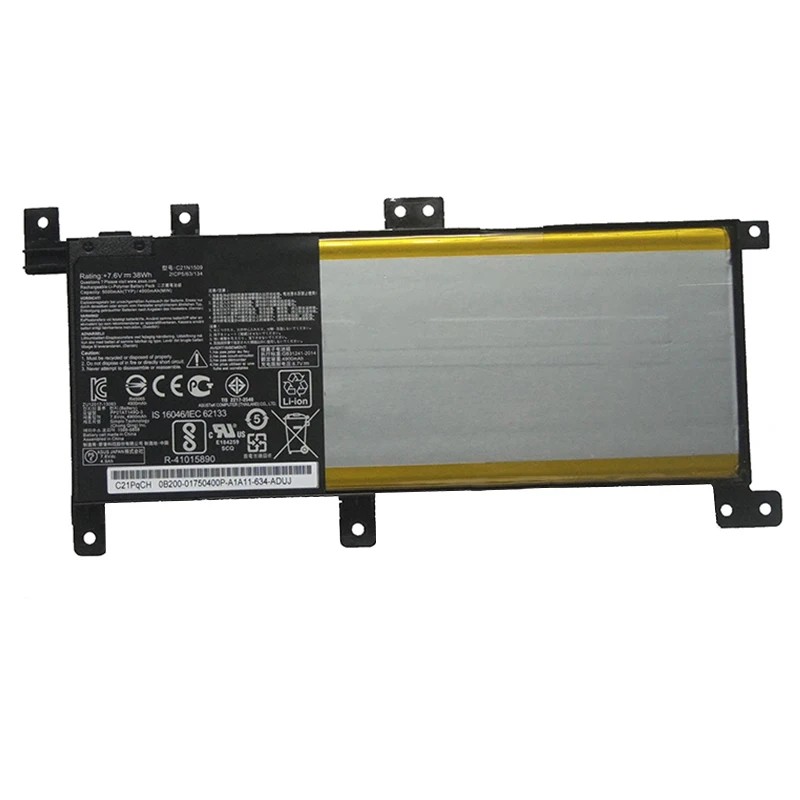 C21N1509 Аккумулятор для ноутбука Asus Notebook X556UA X556UB X556UF аккумулятор X556UJ X556UQ X556UR X556UV A556U
