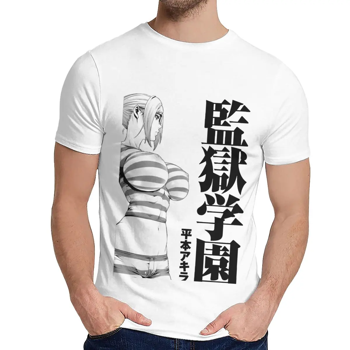 

Мужская футболка из чистого хлопка с круглым вырезом и круглым вырезом