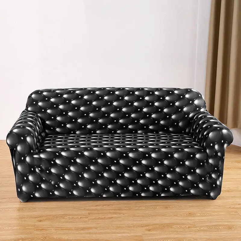Домашний защитный чехол для дивана эластичное покрытие 1-4 места с принтом в виде