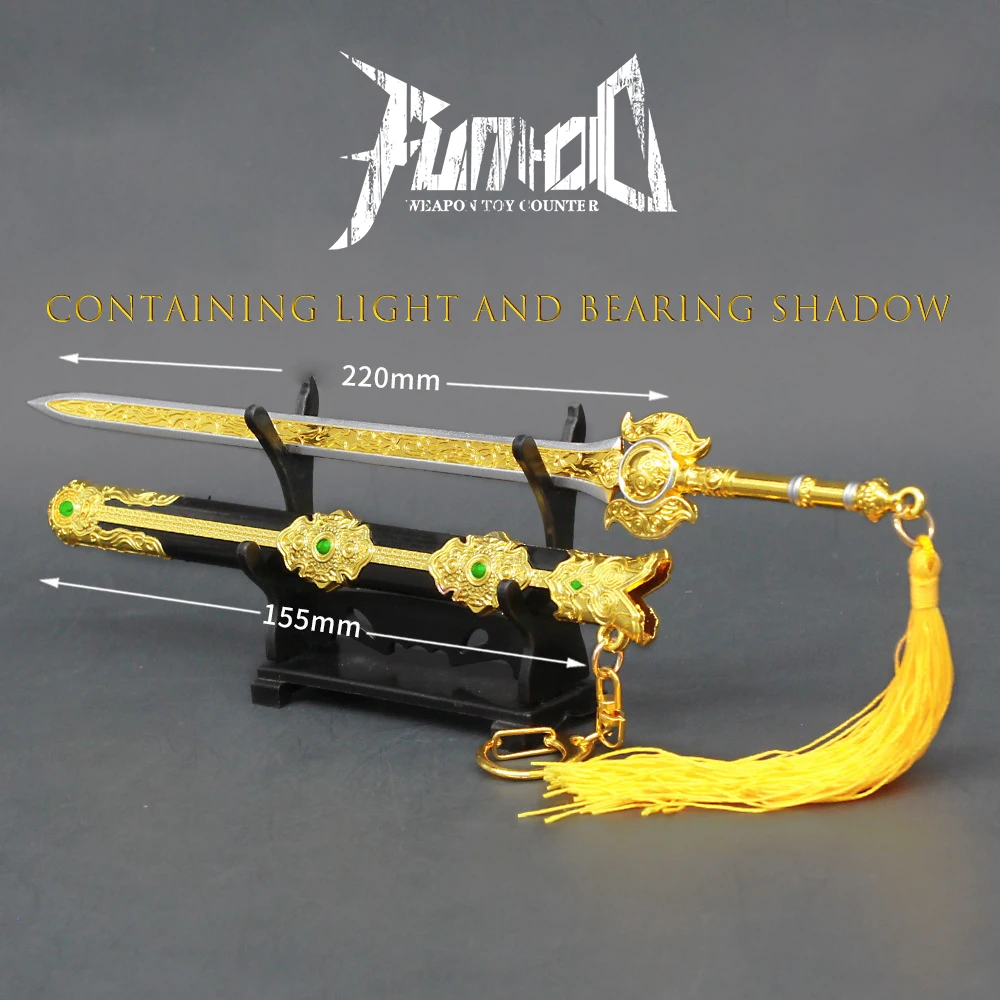 

Naraka: Bladepoint Hanguangchengying Alloy Swords Knife Katana Game Weapon Handicraft Model Christmas Children Holiday Toy Gift