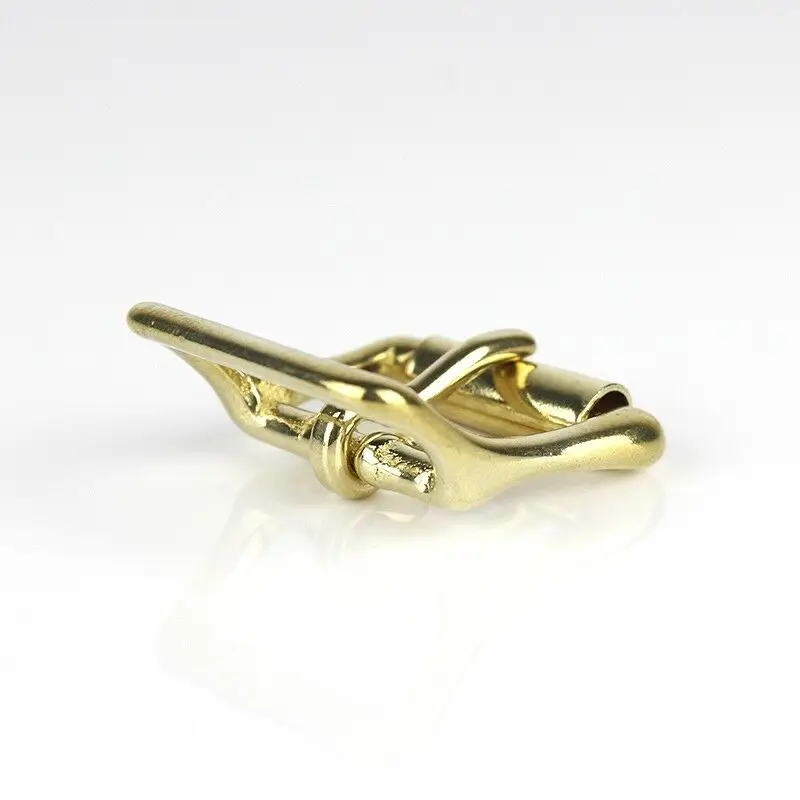 Твердая латунная роликовая пряжка одноконтактный Средний центральный стержень