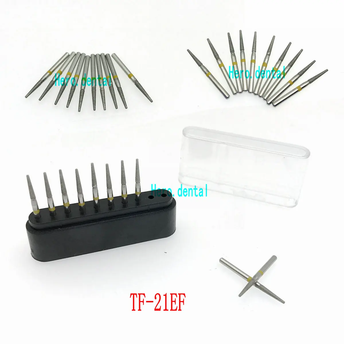 10 шт. алмазные Буры для высокоскоростного наконечника 1 6 мм|dental diamond burs|diamond bursdental |