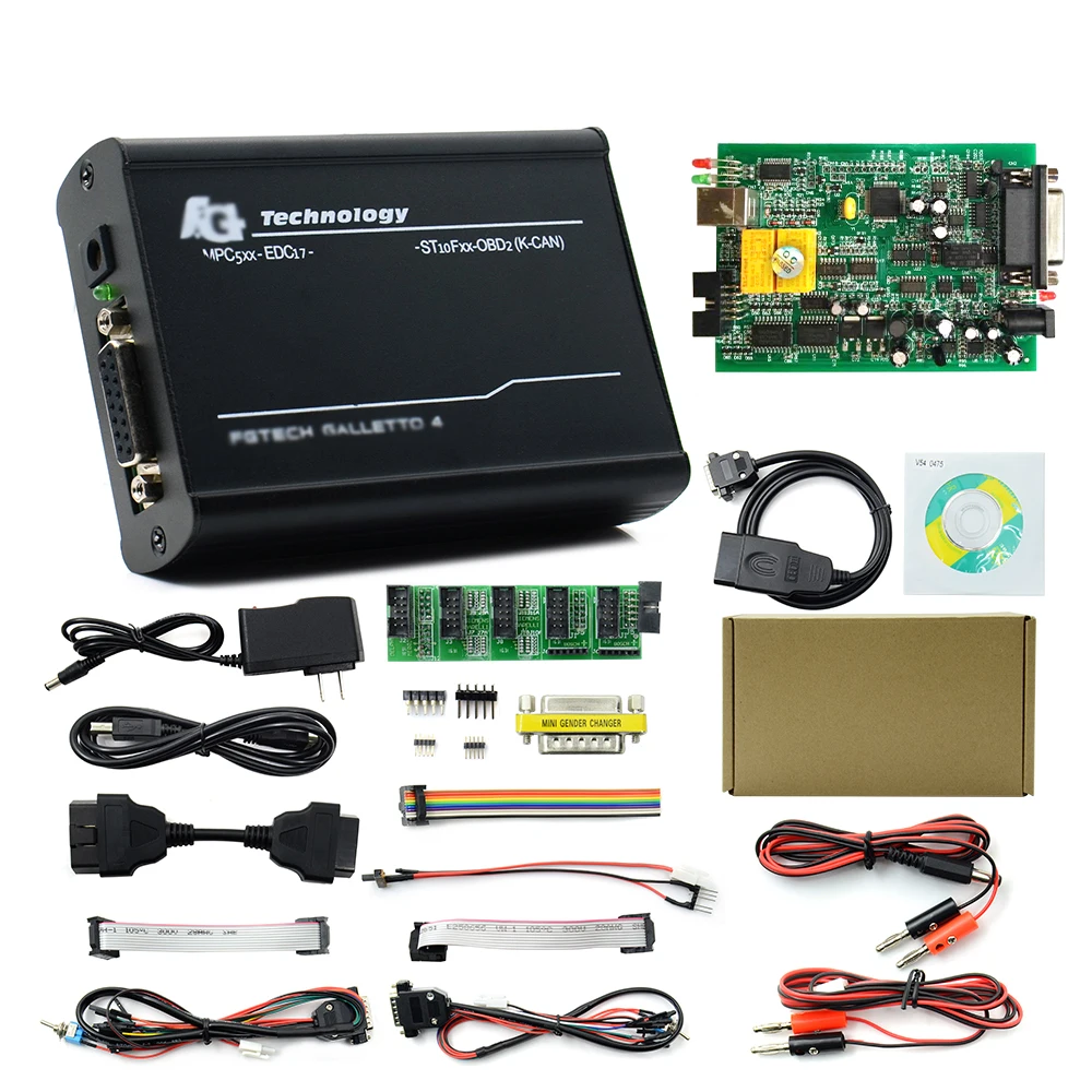 2021 EU 0475 Fgtech Galletto 4 Master V54 ECU Программатор добавьте функция BDM/OBD K CAN Fg Tech активация не