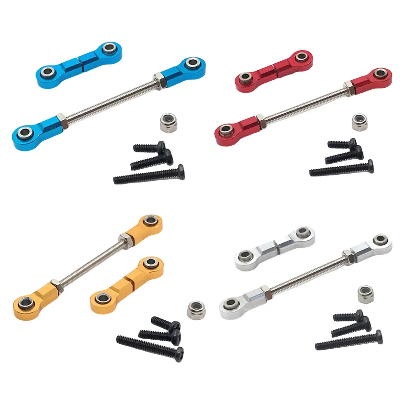 

Upgrade Link Rod 1/28 Kit Vehicles Adjustable for 284131 Wltoys Mini-Z K999 K969