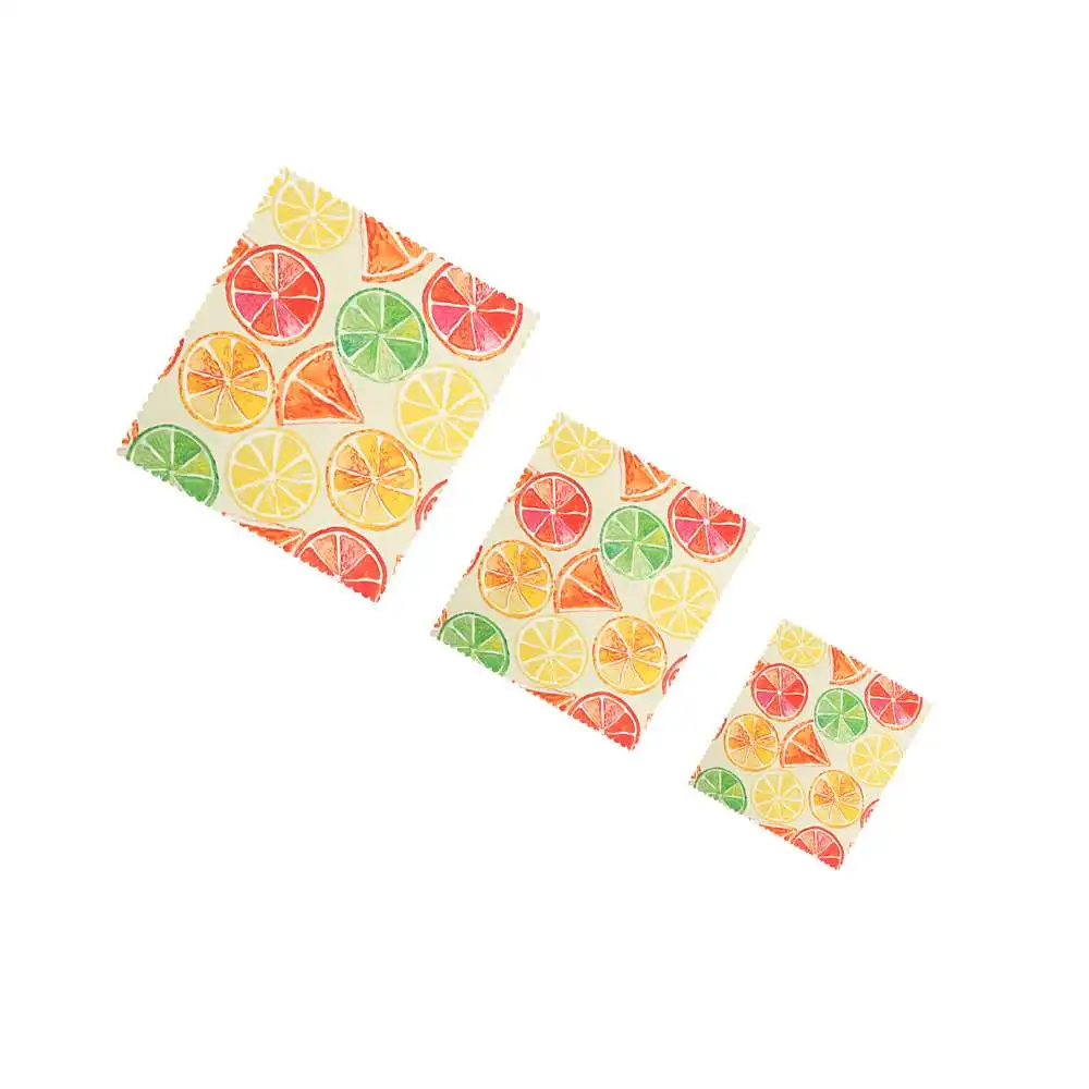 

3 Pcs/Set Cloth Fresh-Keeping Cloth Food Packaging Paper Reusable Fruit Storage Food Wraps Home Organizer Supplies