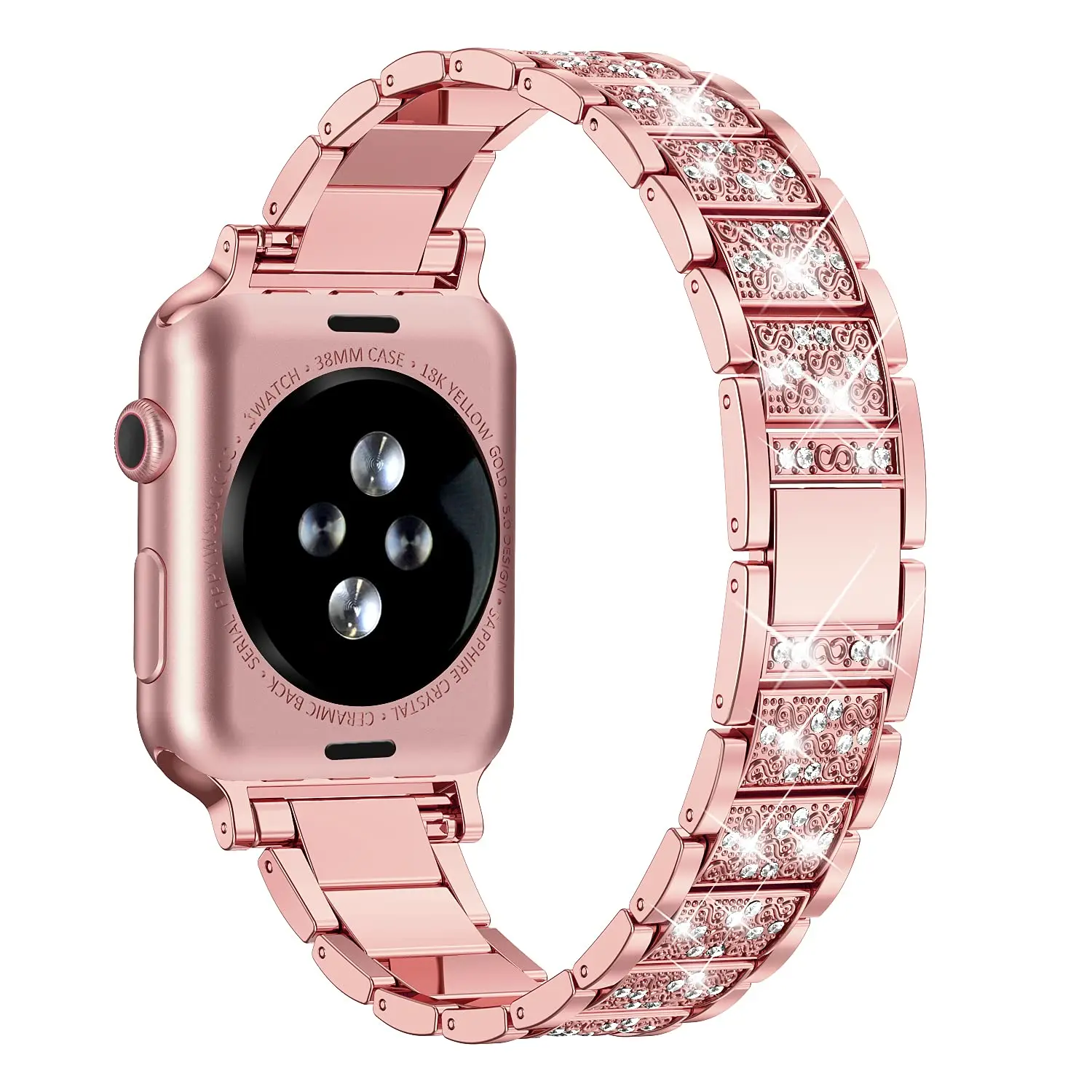 Браслет из нержавеющей стали для Apple Watch band 45 мм 41 40 44 38 42 | Наручные часы