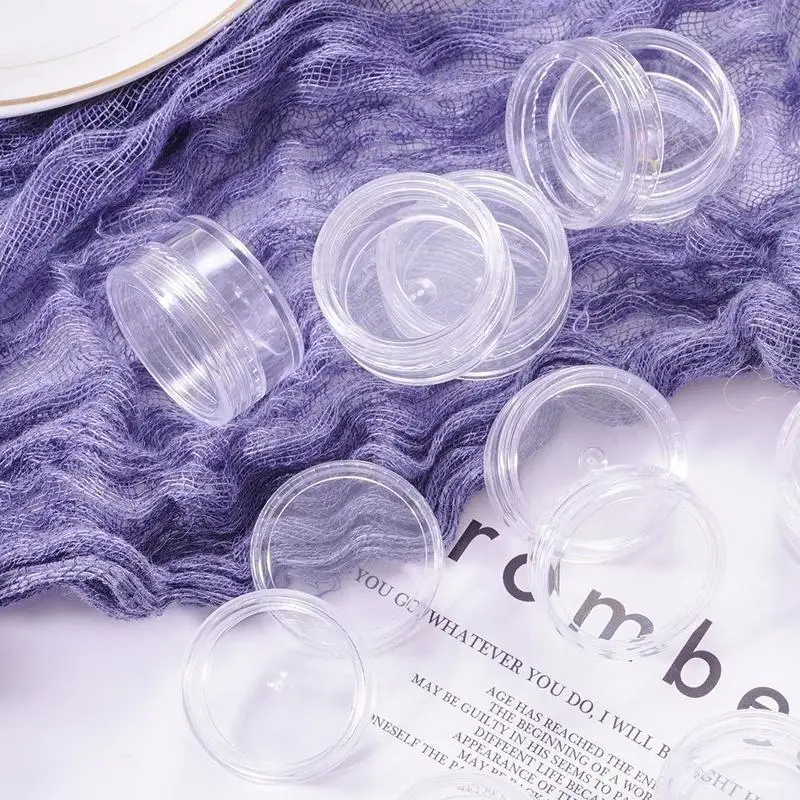 50 шт. оптовая продажа стеклянная пластиковая мини-бутылка для крема 5 мл | Красота