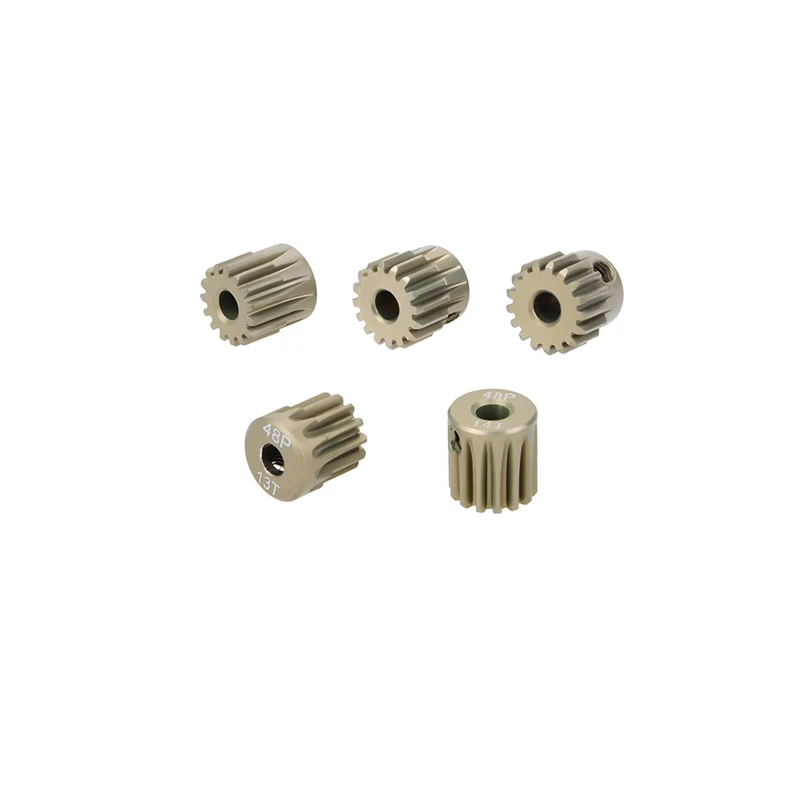 

5PCS 48DP 3.175mm Aluminium Pinion Motor Gear Set for 1/10 RC Car Truck