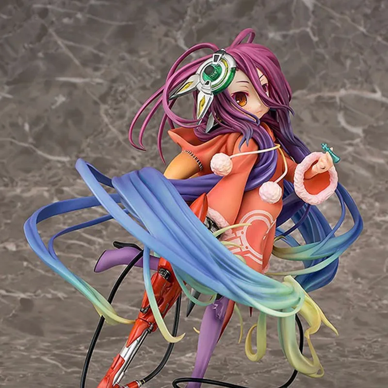 

Japanese 22CM Anime No Game No Life sexy Girl Shiro Kit Brinquedos Anime Action Figure Toys Children's birthday gift