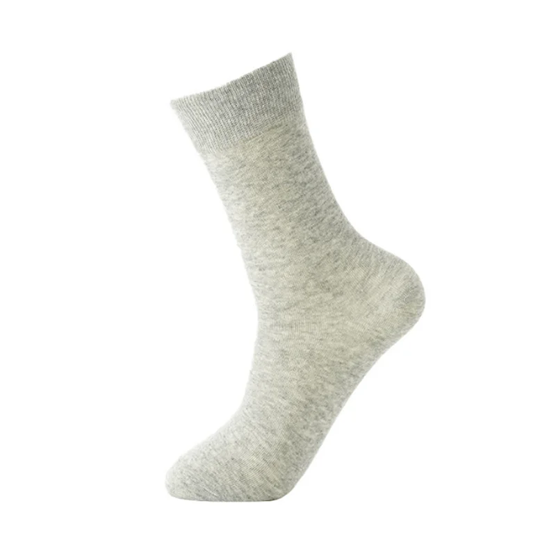 

2020 Spring Autumn Hot Men Business Casual Cotton Socks Calcetines Skarpetki Skarpety Korean Style White Mannen Meias Esportivas