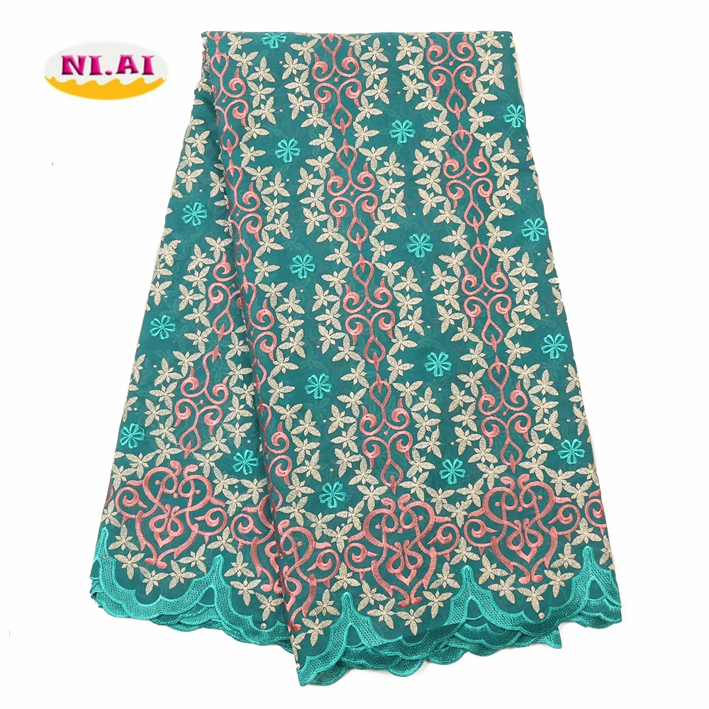 NIAI швейцарская вуаль кружева в Швейцарии африканская кружевная ткань 2020 высокое