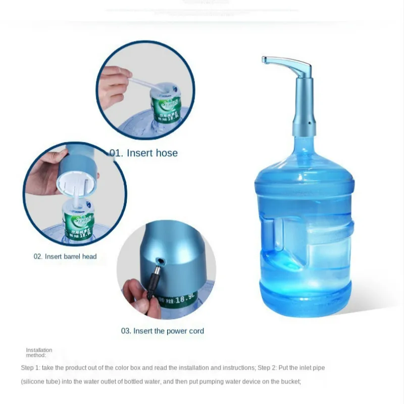 

Water Pump Bottled Water USB Charging Intelligent Electric Water Feeder Wireless Water Pump Home Automatic Drinking MachineII