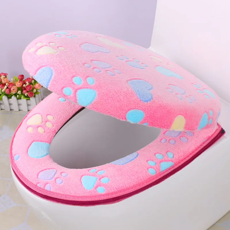 Набор из утолщенного чехла на сиденье унитаза комплект двух предметов