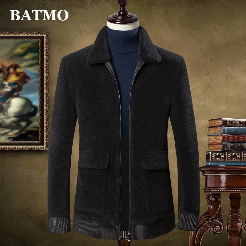 

BATMO wool jackets men,men's casual winter&autumn wool coats,Double-sided wear jacketssize M-XXXL Y3002