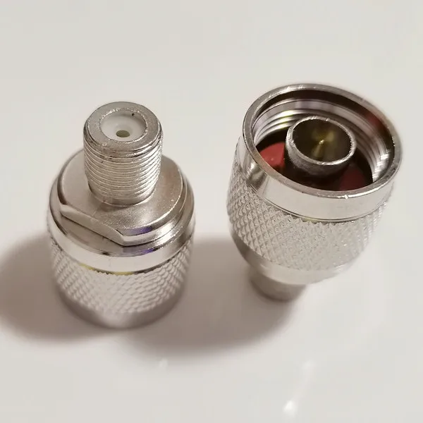 

2PCS N Male Plug to F Female Jack RF Coaxial Adapter Connector