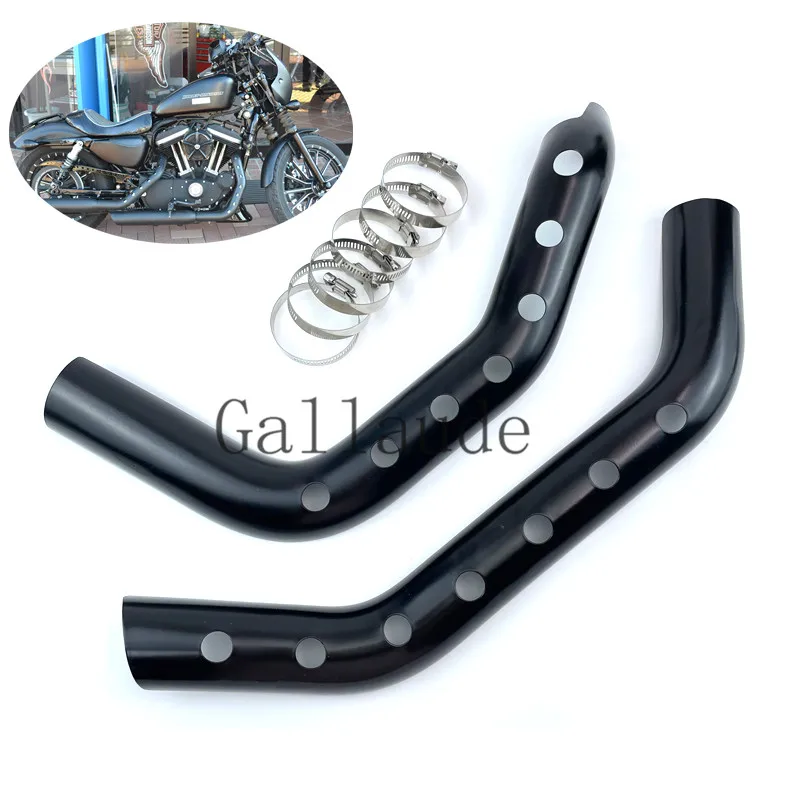 

Exhaust Pipe Heat Shield Muffler Guard Anti-scald Protective Cover for Harley Sportst XL883 1200 X Forty-Eight 1200V Seventy-Two