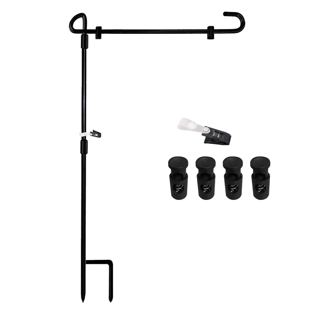 Подставка для садового флага держатель баннер улицы двора газона сада|Флаги