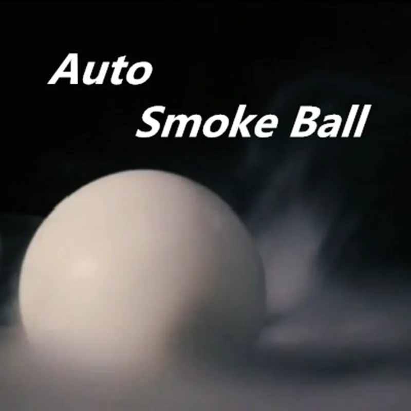 Electric Auto Smoke Ball White Magic Tricks Magia Magician Toys Silk Vanish to Ball Stage Magic Props Party Illusion Gimmick Fun