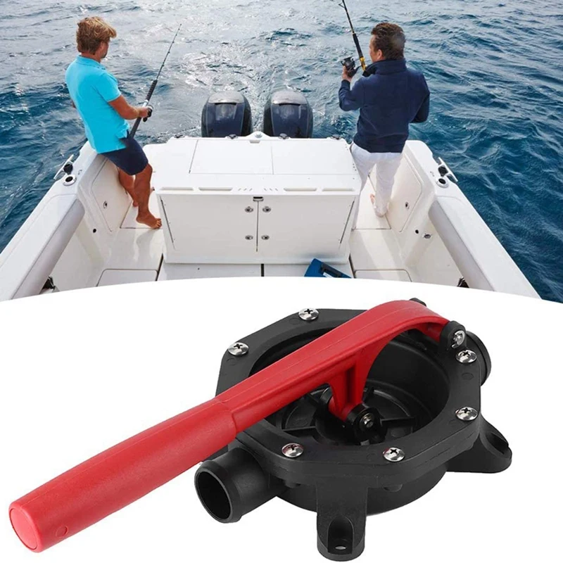 

Пластик ручка морской мануальный мембранный ручной льяльных вод насос для яхты SFDHP-G720-01 ручная Трюмная помпа