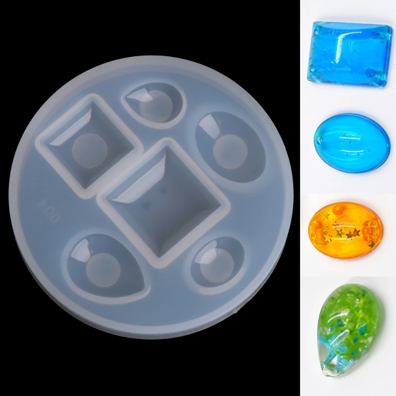 

DIY Silicone Pendant Mold Drops Making Jewelry Pendant Resin Casting Mould Craft