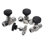 Регулируемый игольчатый клапан из нержавеющей стали 304 диаметром 3, 4, 6, 8, 10, 12 мм, трубка, кислотный, с защитой от высокого давления, набор прямых карточных клапанов для крана