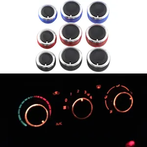 Автомобильная ручка кондиционера Carmilla, ручки переключателя кондиционера для Volkswagen VW Golf 5 Caddy Tiguan Touran Passta B6 B7 3C Skoda Octavia A5