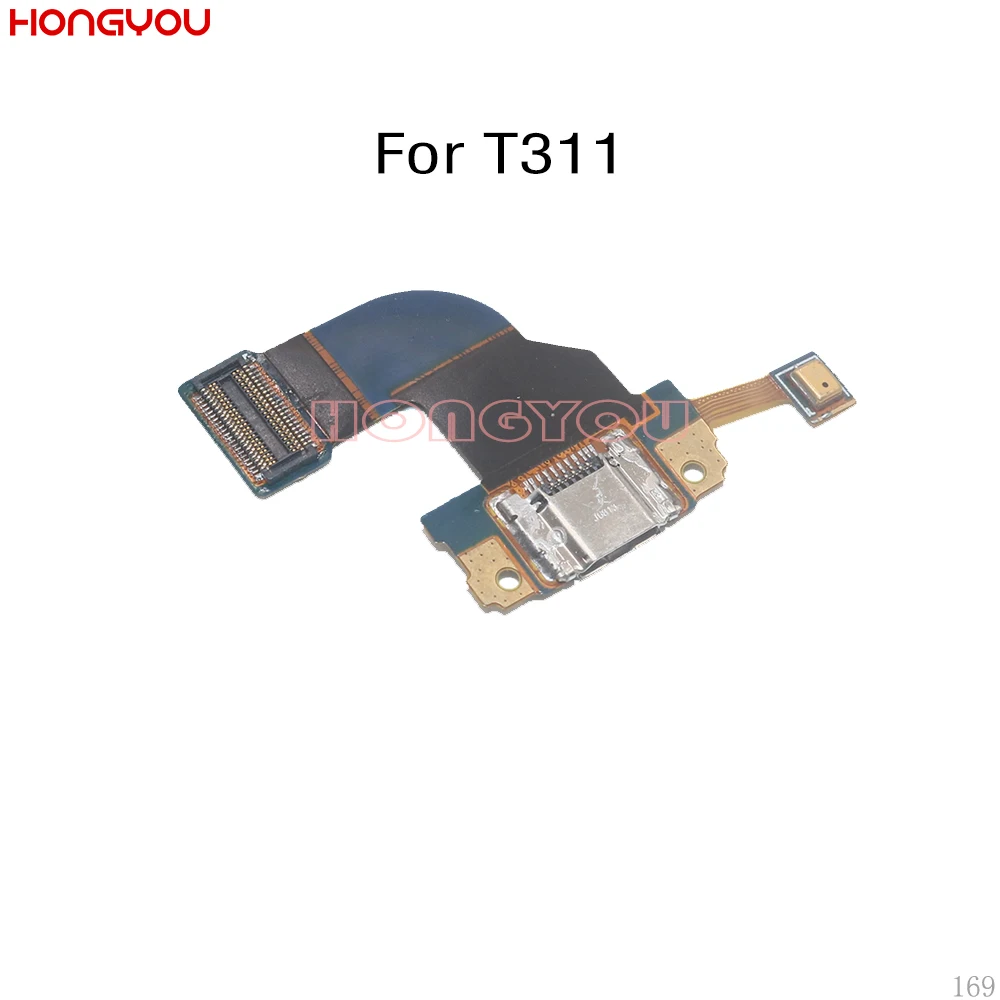 10 шт./лот для Samsung Galaxy Tab 3 10. 0 T311 SM-T311 USB-коннектор док-станции гибкий кабель разъем