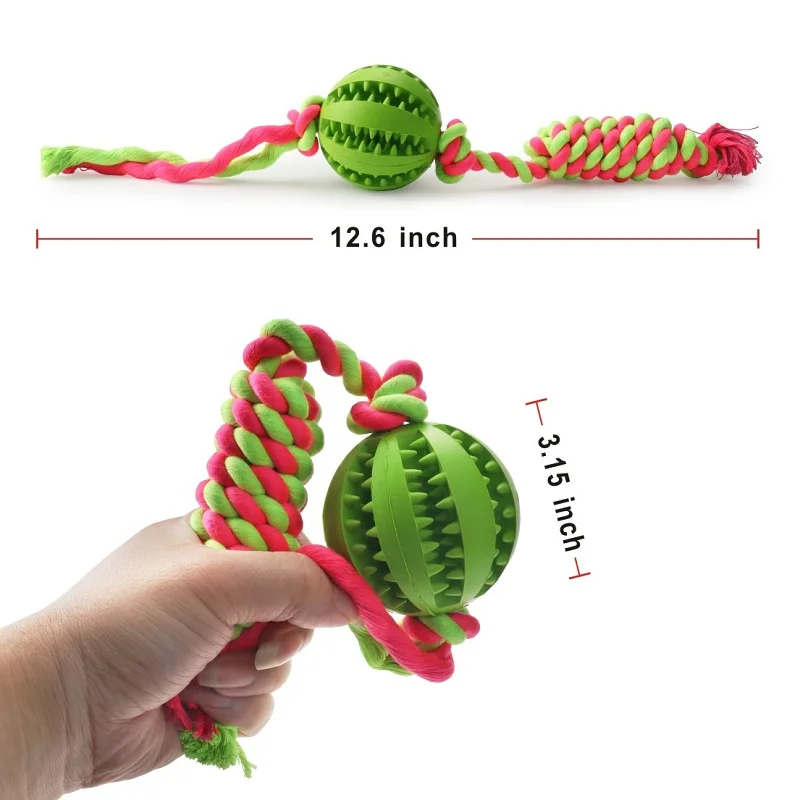 Игрушки для домашних питомцев веревка собак шар игрушка жевательная мячи чистки