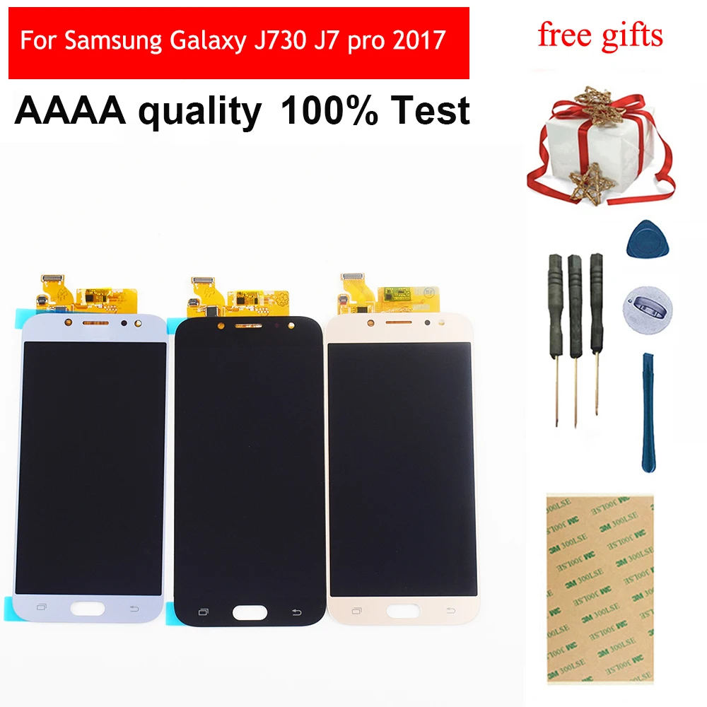 Для samsung Galaxy J730 J7 pro 2017 J730F сенсорный экран дигитайзер сенсорная стеклянная панель