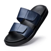 designer slippers outdoor sandals men platform sandals men slippers genuine leather roman cowhide summer sandals mens shoes