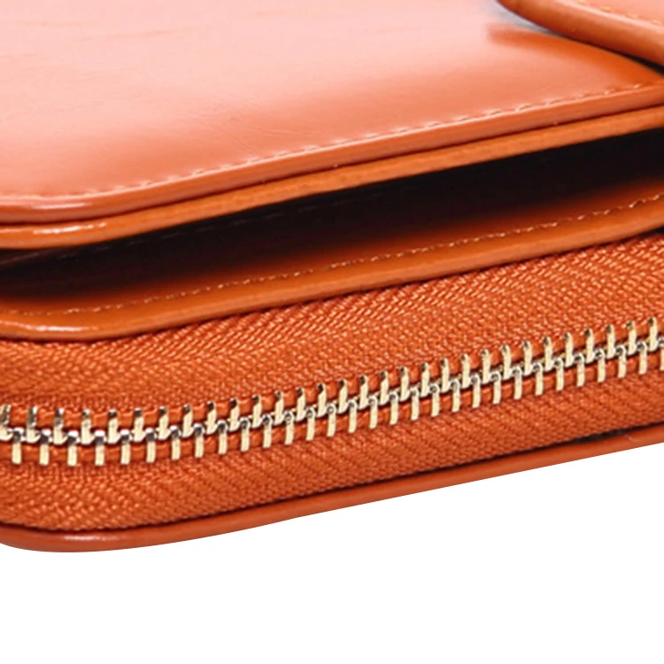 

Women's PU Leather Wallet Credit Card Female Coin Purse Fashion Long Clutch Zipper Lady Solid Purse