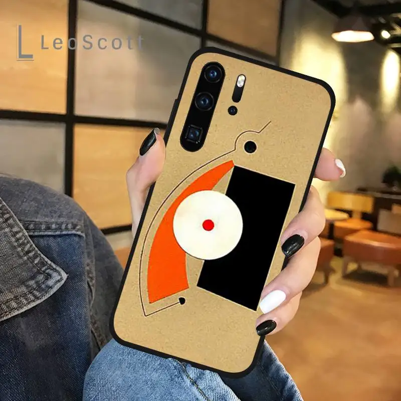 

Colorful geometric color block stitching Phone Case For Huawei honor Mate P 9 10 20 30 40 Pro 10i 7 8 a x Lite nova 5t