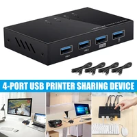 4 in 4 out usb switch kvm switch box 4 usb2 0 switcher pc sharing splitter for keyboard mouse printer sharing fc