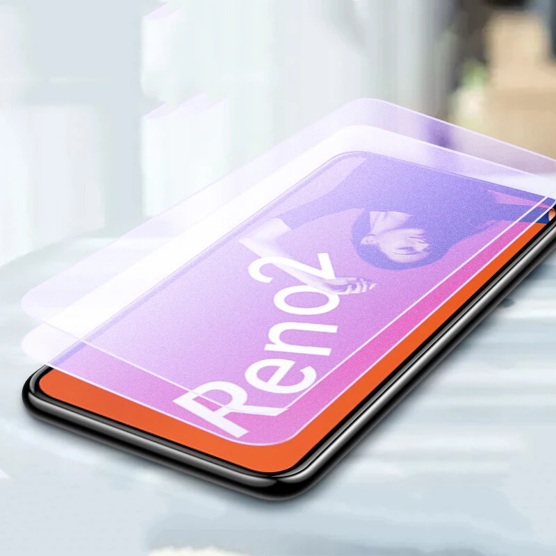 Закаленное стекло для OPPO Reno 2 2Z 2F ACE с защитой от синего матового стекла защитный