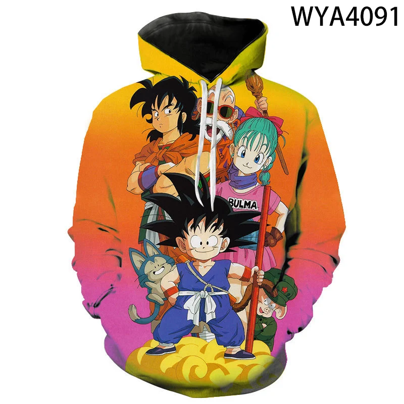 

Hoodies Men Women Children Anime Dragon Sweatshirt 3D Print Pullover Long Sleeve Streetwear Casual Hoody Boy Girl Kids Tops