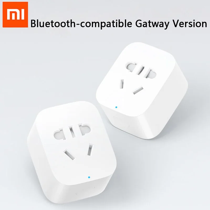 

Умная розетка Xiaomi с Bluetooth-совместимым шлюзом версия WiFi дистанционное управление работает с приложением Xiaomi Smart Home Mijia Mi home